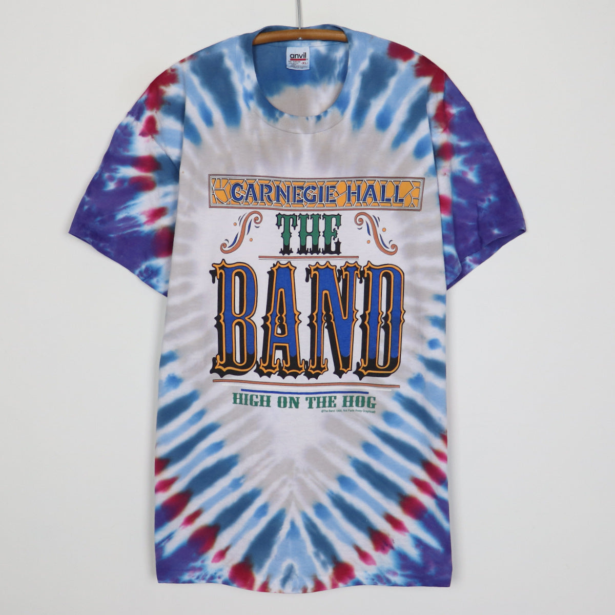 1997 The Band Carnegie Hall Concert Tie Dye Shirt