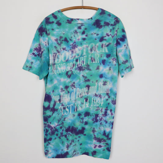 1994 Woodstock Music Festival Concert Tie Dye Shirt