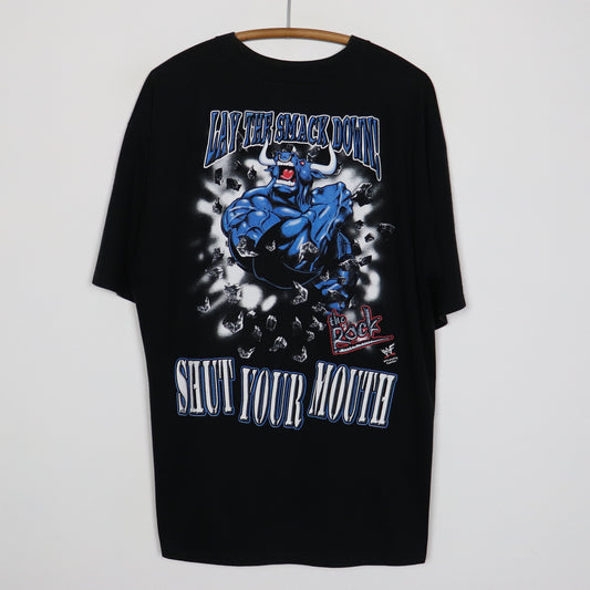 1999 The Rock Know Your Role WWF Shirt