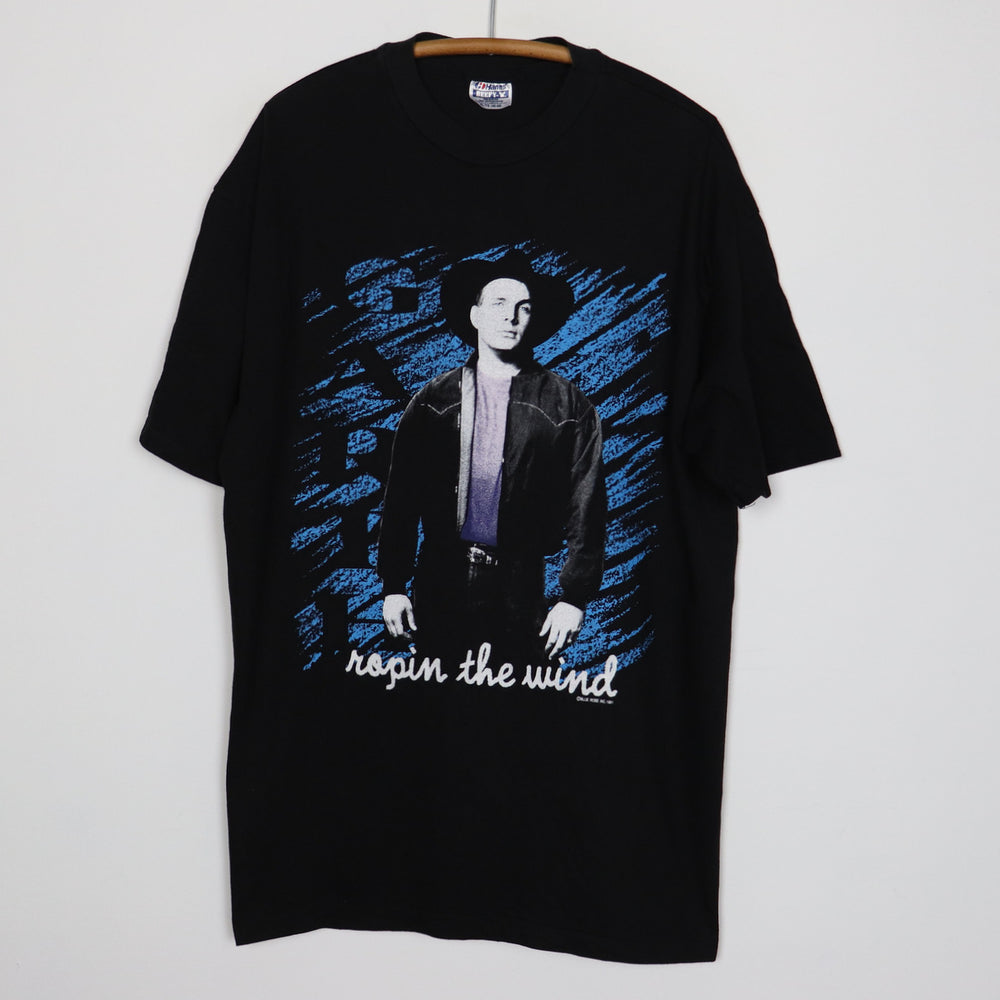 1991 Garth Brooks Ropin The Wind Tour Shirt