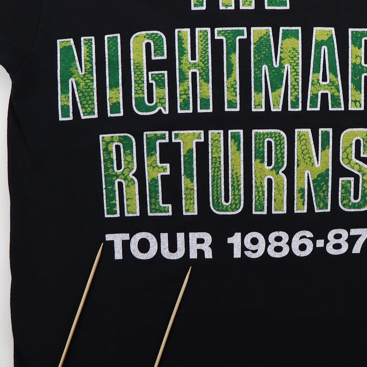 1986 Alice Cooper The Nightmare Returns Tour Shirt