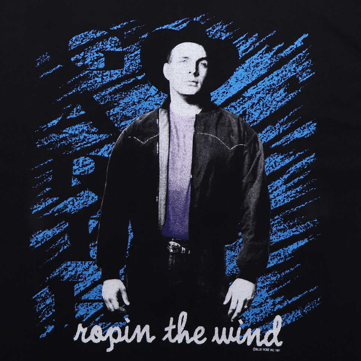 1991 Garth Brooks Ropin The Wind Tour Shirt