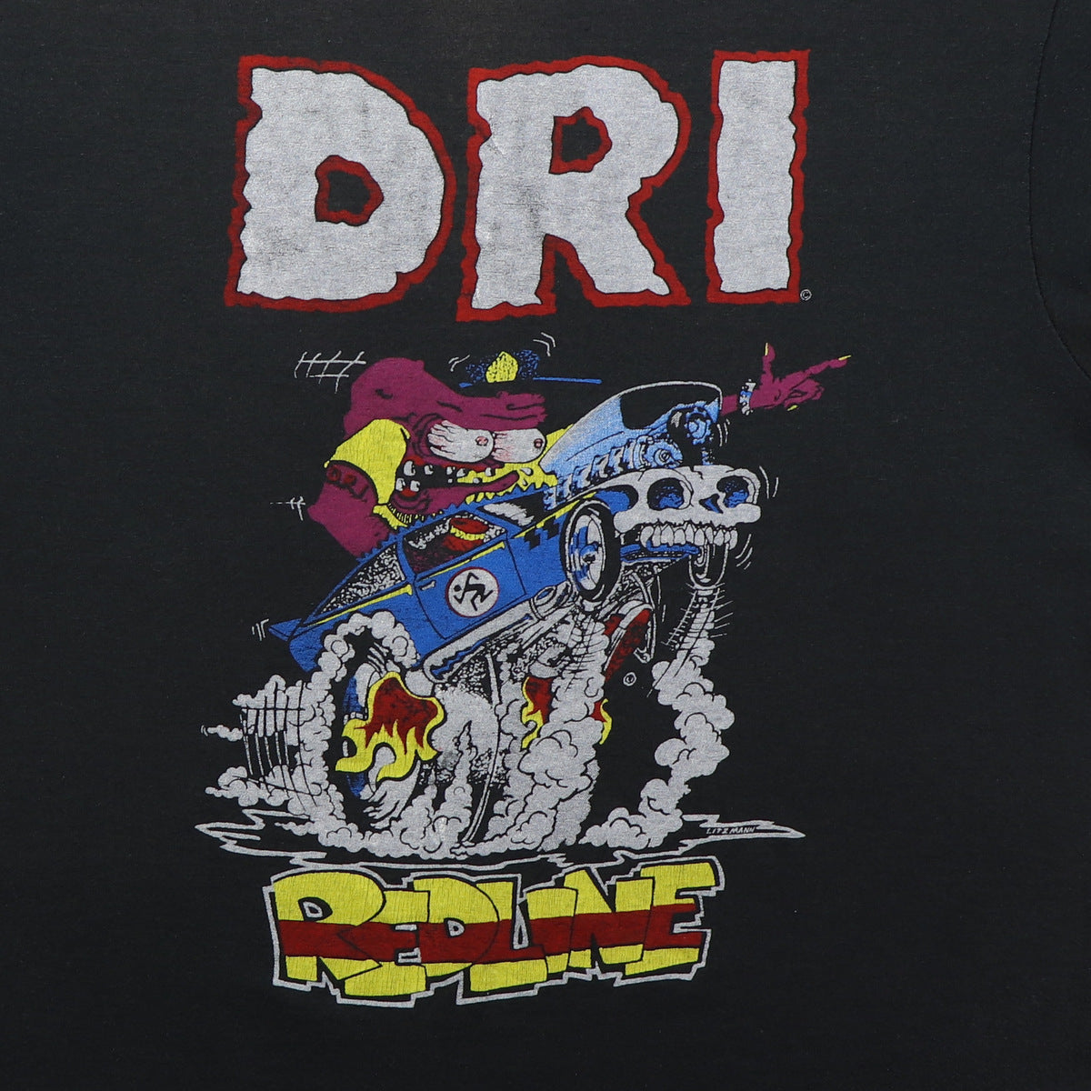 1980s DRI Dirty Rotten Imbeciles Redline Shirt