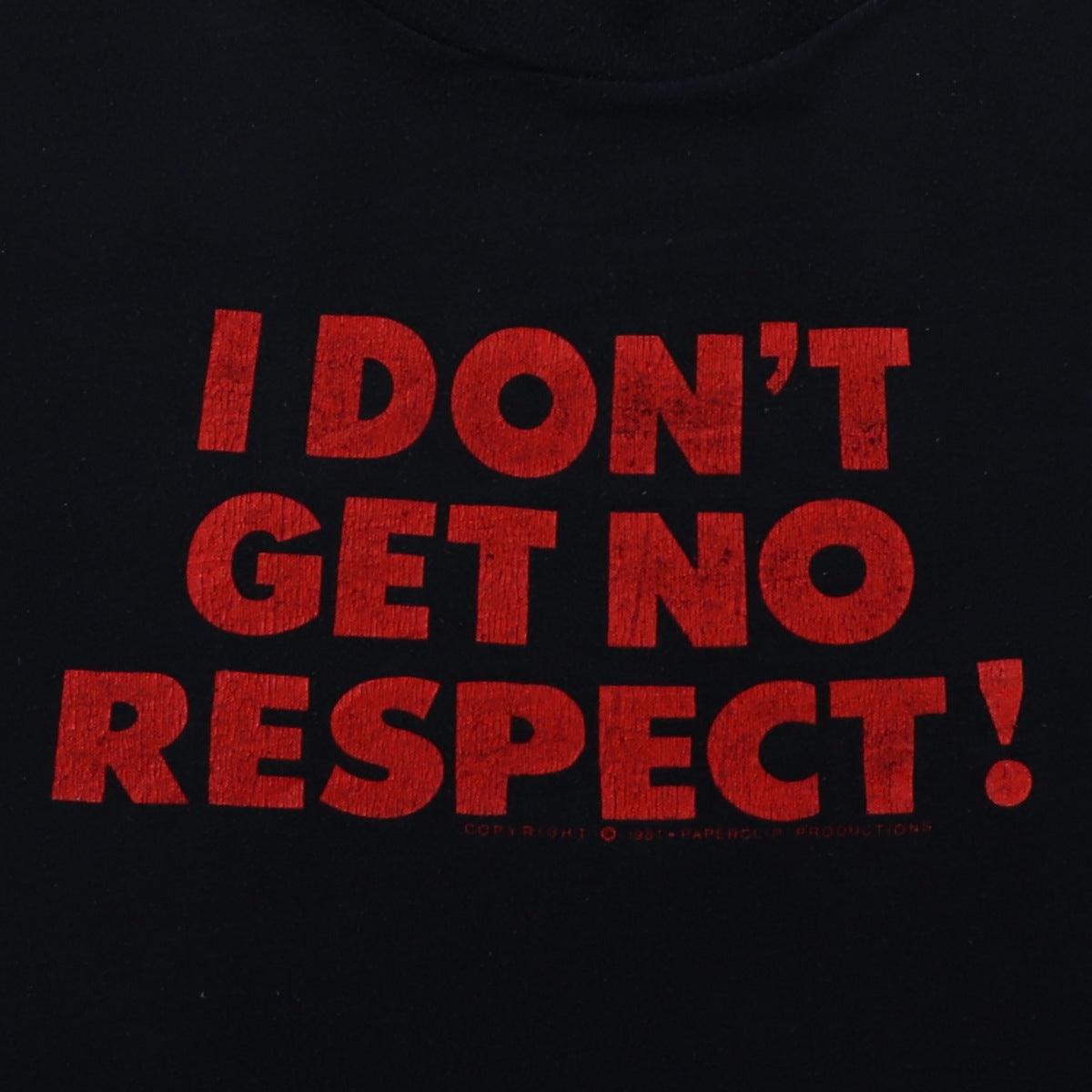 1987 Rodney Dangerfield I Don't Get No Respect Shirt