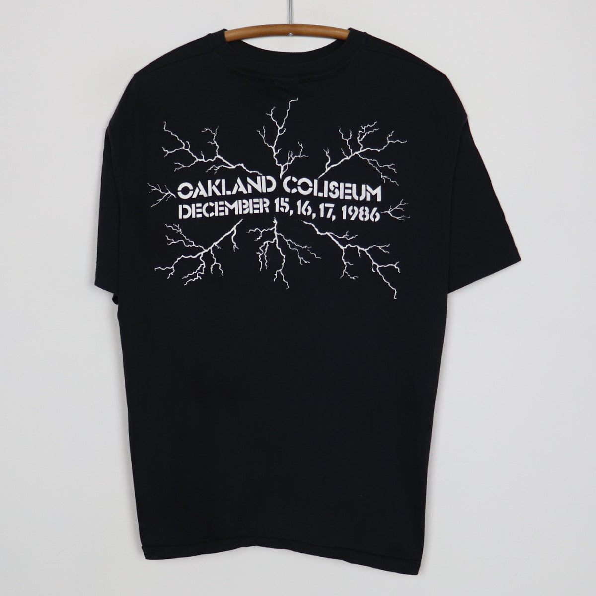 1986 Grateful Dead Ride The Lightning Oakland Coliseum Concert Shirt