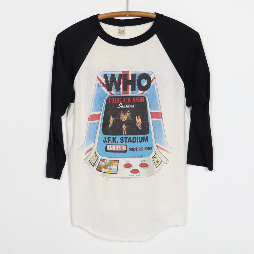 1982 The Who & The Clash Tour Jersey Shirt