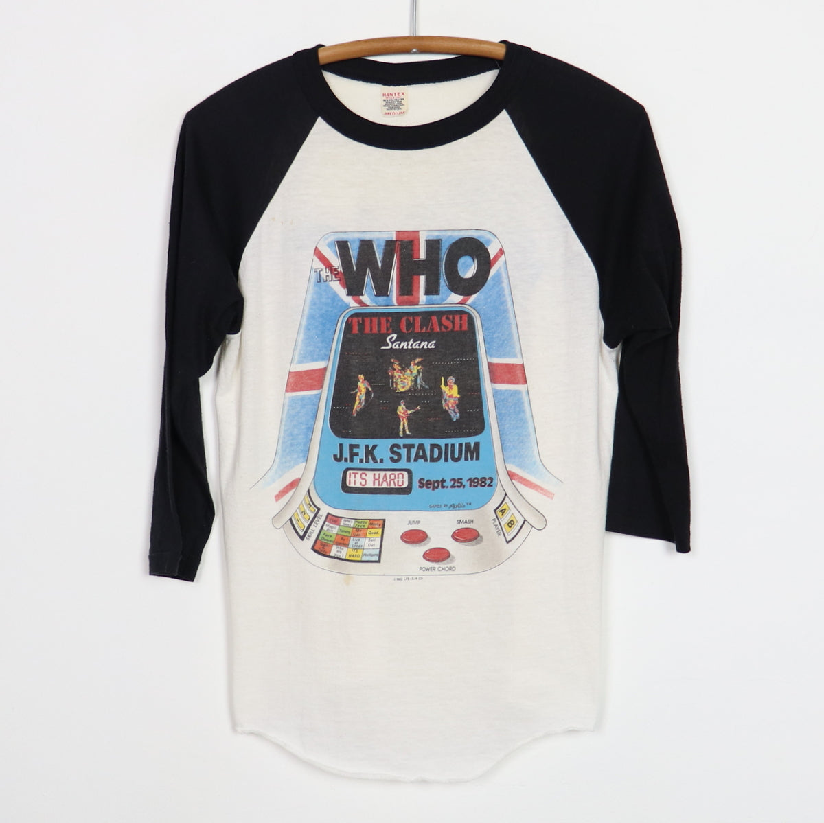 1982 The Who & The Clash Tour Jersey Shirt