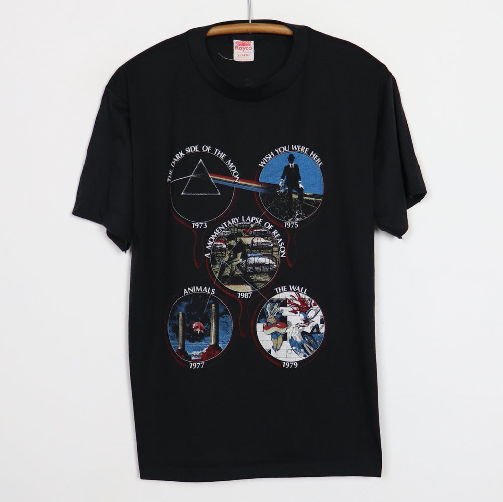 1987 Pink Floyd Momentary Lapse Of Reason Discography Shirt