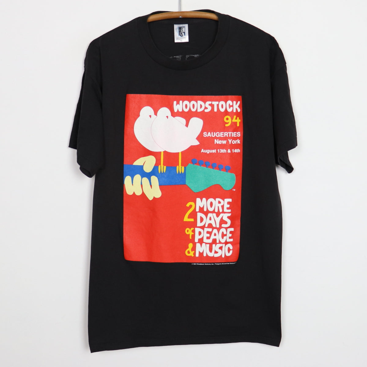 1994 Woodstock Concert Shirt | Authentic Vintage Tee – WyCo Vintage