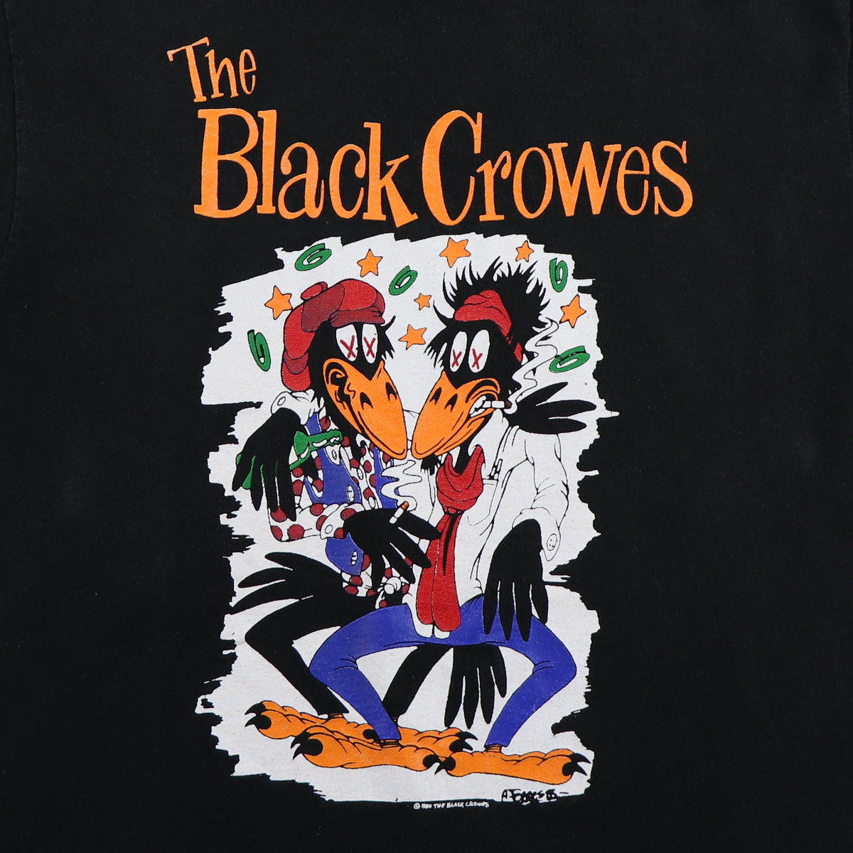 1990 Black Crowes Shake Your Money Maker World Tour Shirt