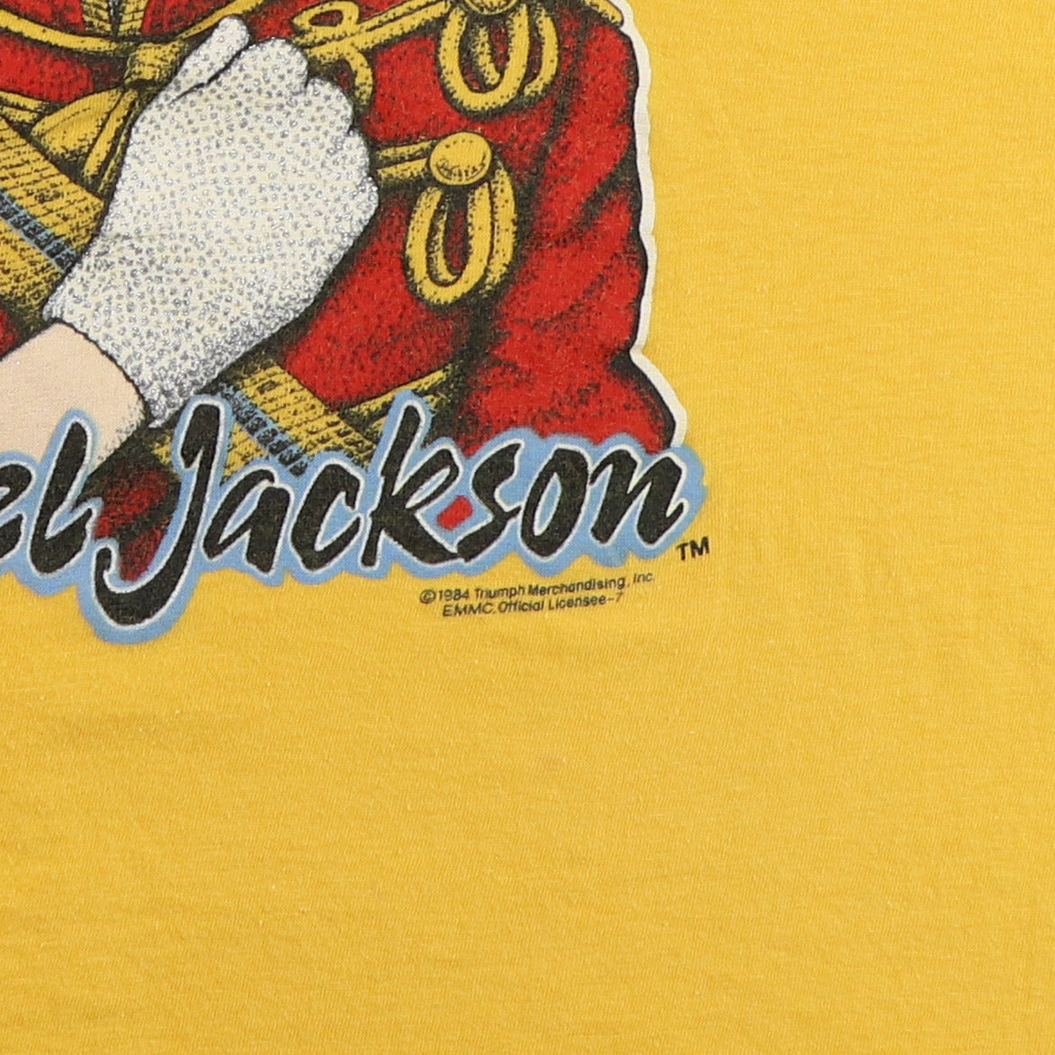 1984 Michael Jackson Sparkly Glove Shirt