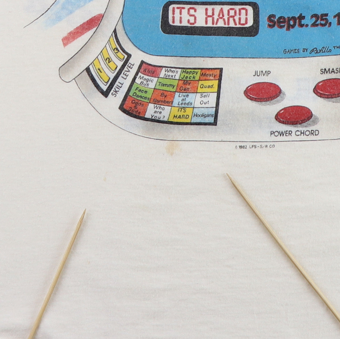 1982 The Who & The Clash Tour Jersey Shirt