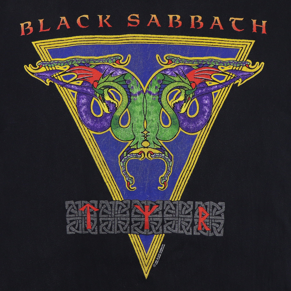 1990 Black Sabbath Tour Shirt