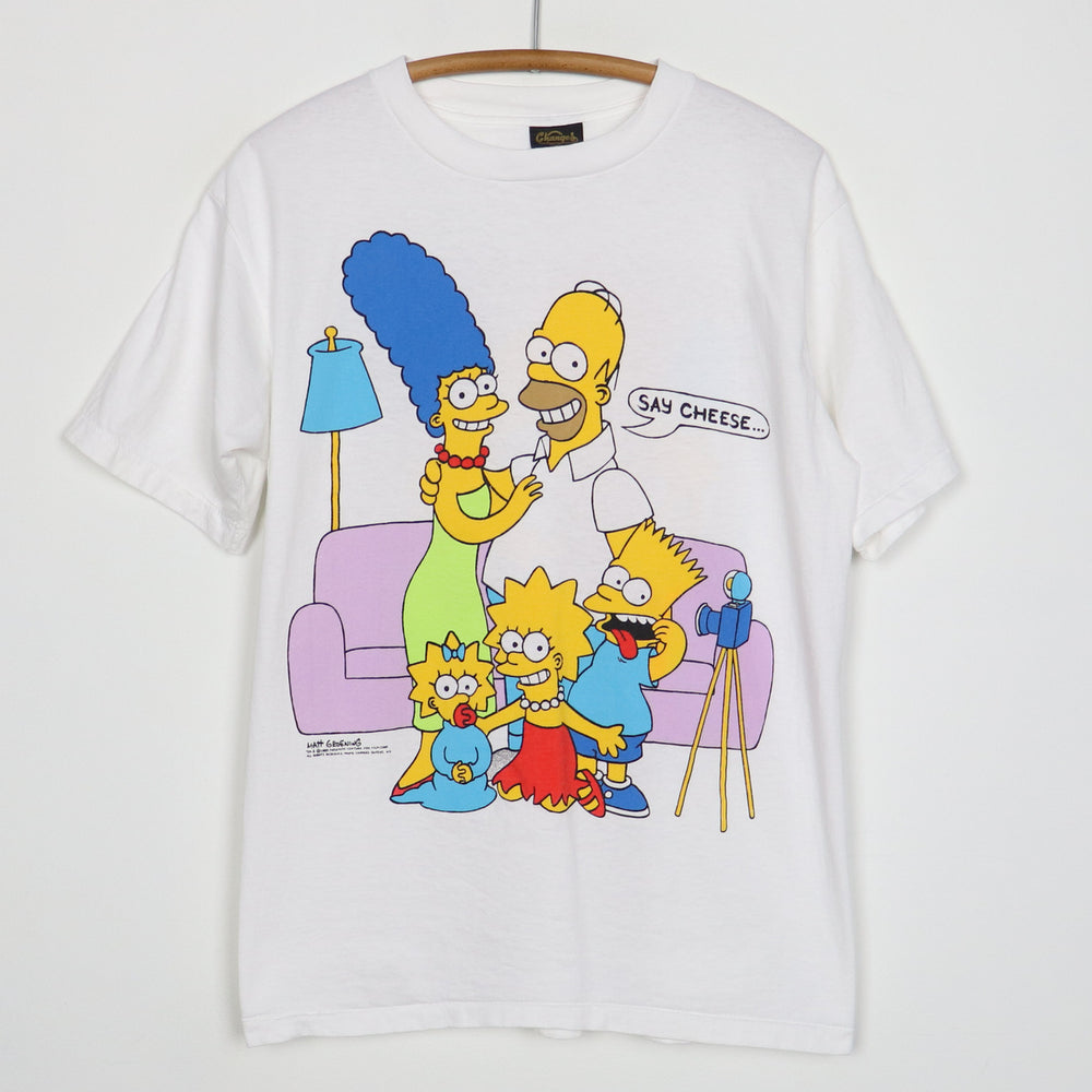1989 The Simpsons Say Cheese Shirt