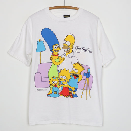 1989 The Simpsons Say Cheese Shirt