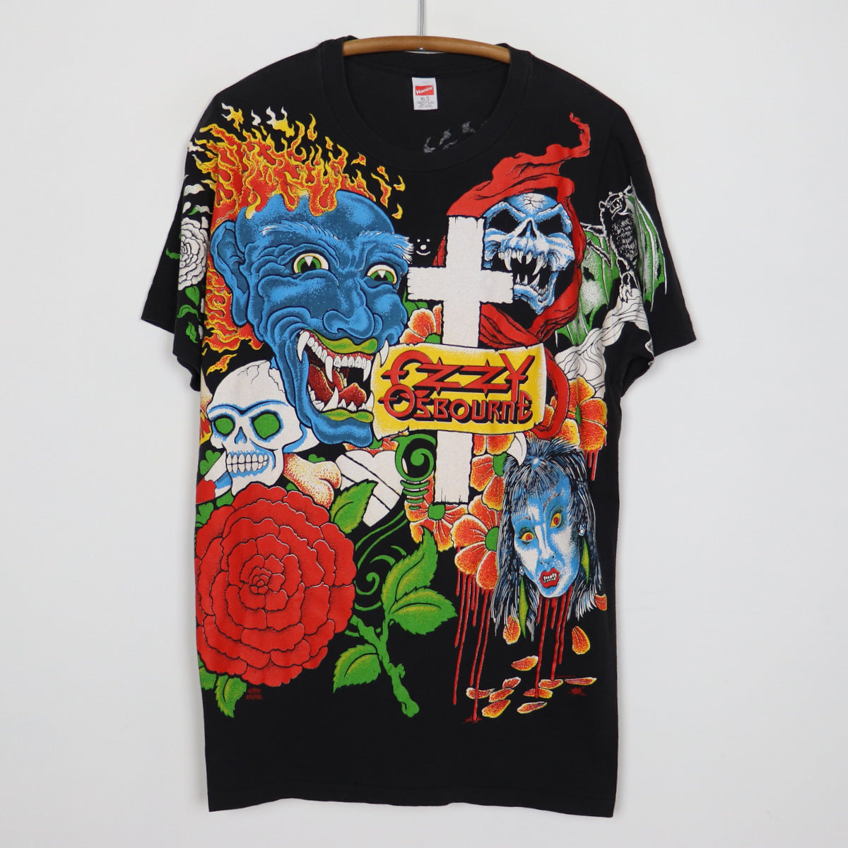 1992 Ozzy Osbourne Tattoo All Over Print Shirt