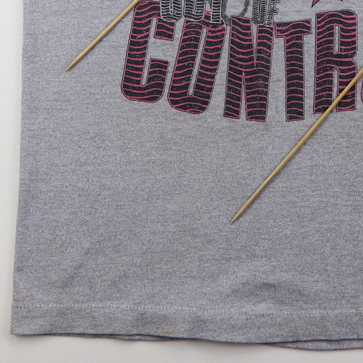 1984 The Clash Joe Strummer Out Of Control Tour Shirt