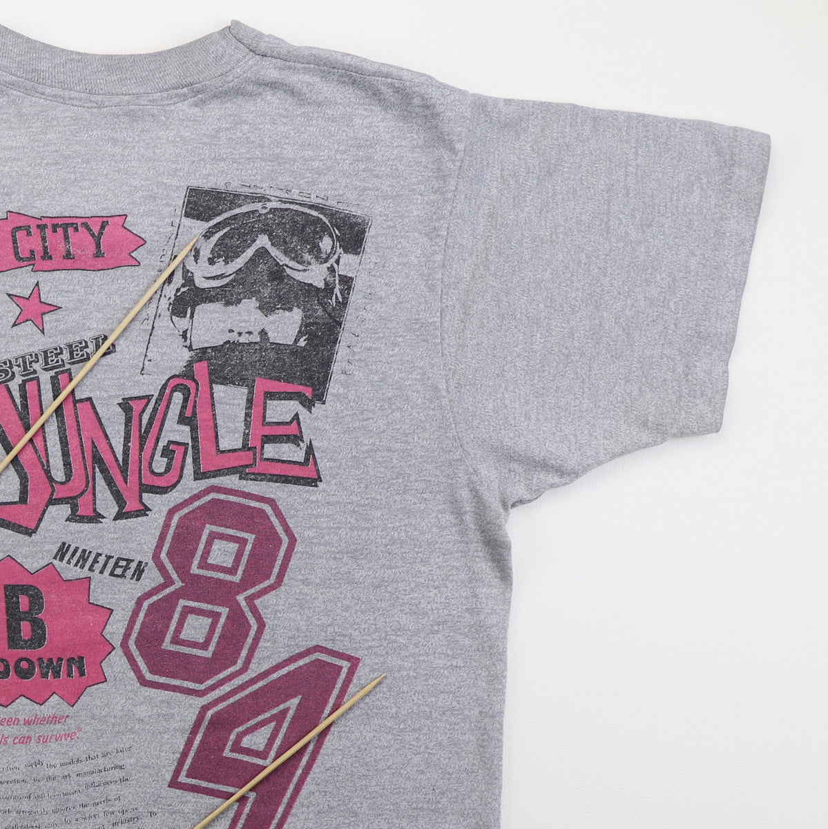 1984 The Clash Joe Strummer Out Of Control Tour Shirt