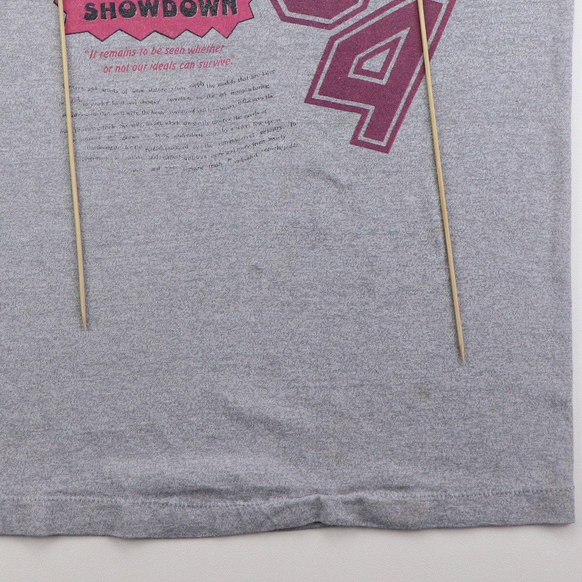 1984 The Clash Joe Strummer Out Of Control Tour Shirt