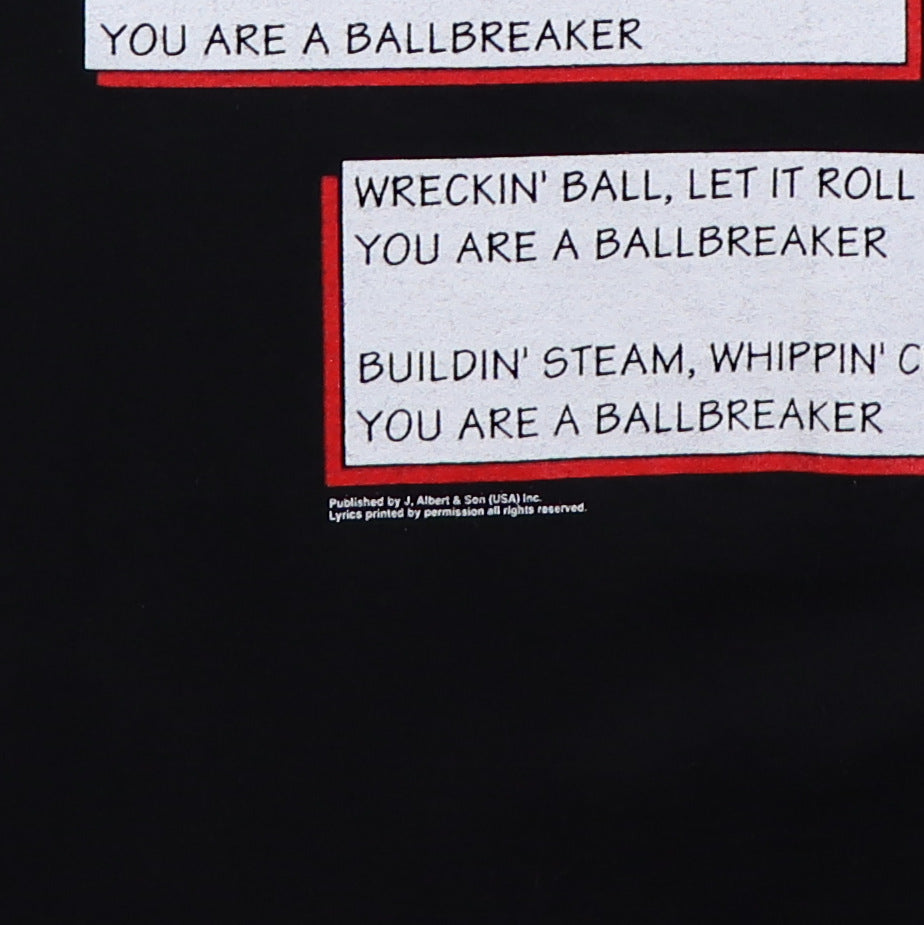 1995 ACDC Ballbreaker Comic Book Shirt