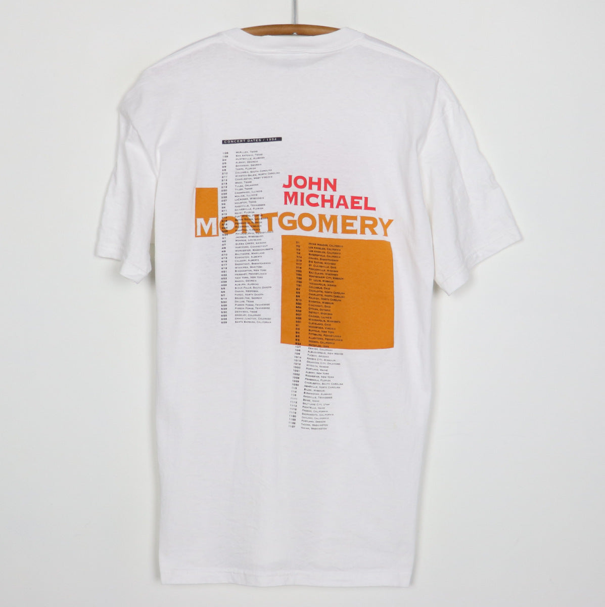 1994 John Michael Montgomery Kickin' It Up Tour Shirt