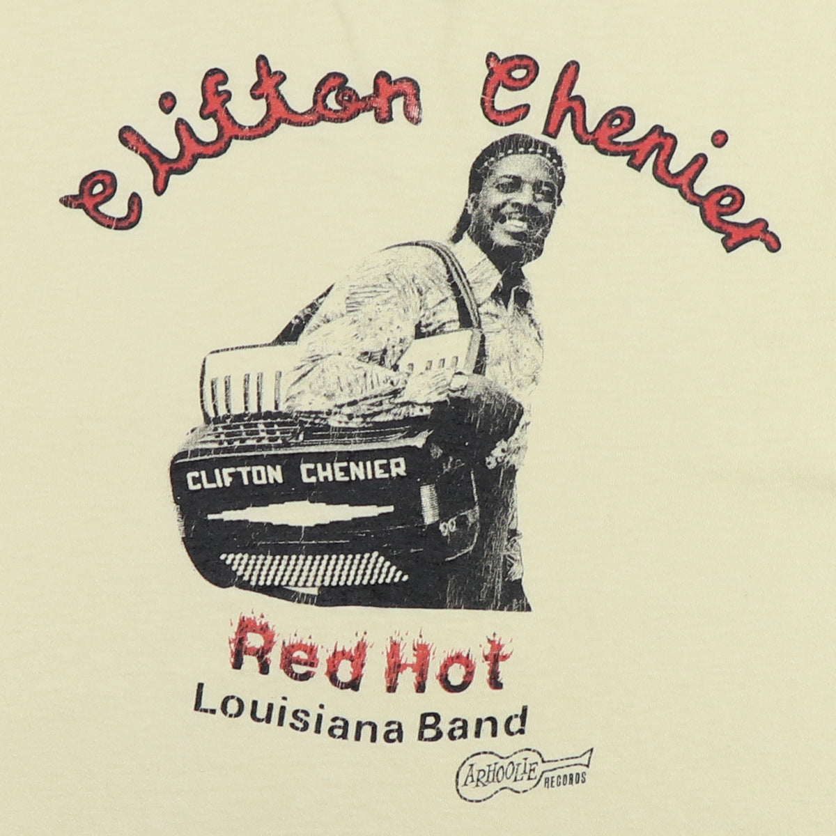 1970s Clifton Chenier Red Hot Louisiana Band Shirt