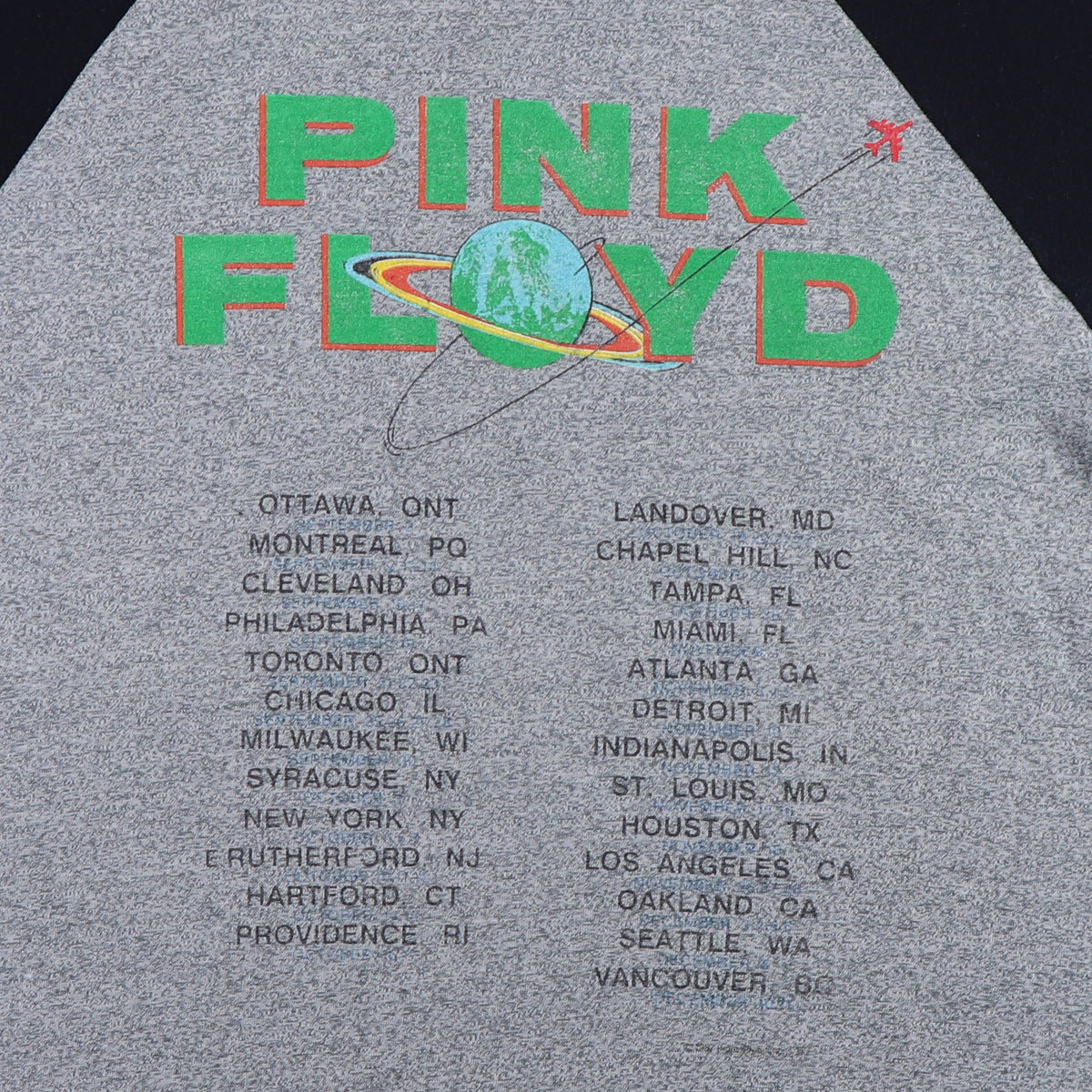 1987 Pink Floyd Momentary Lapse Of Reason Tour Jersey Shirt