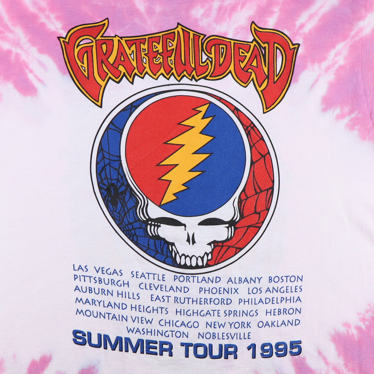 1995 Grateful Dead Joker Summer Tour Tie Dye Shirt