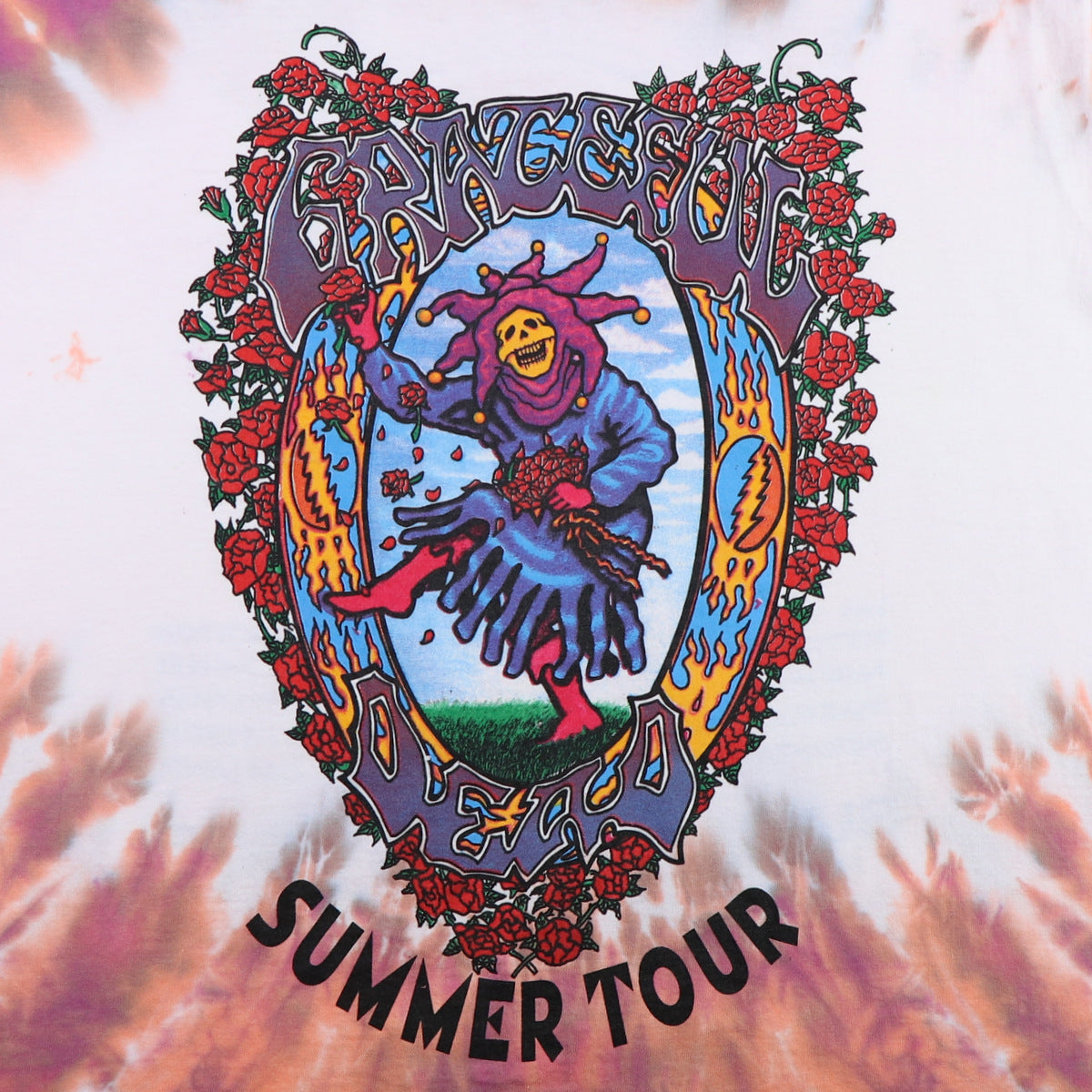 1995 Grateful Dead Joker Summer Tour Tie Dye Shirt