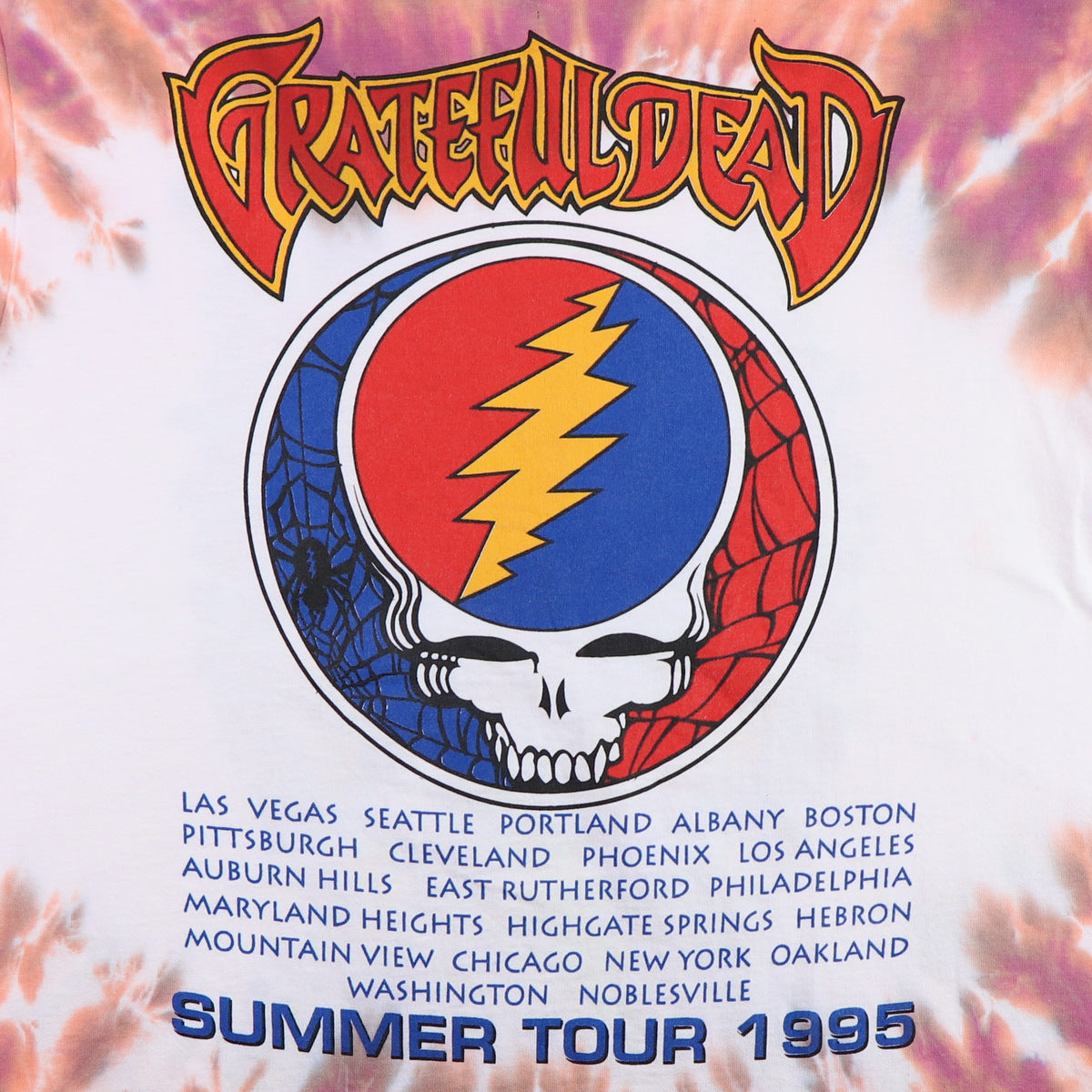 1995 Grateful Dead Joker Summer Tour Tie Dye Shirt