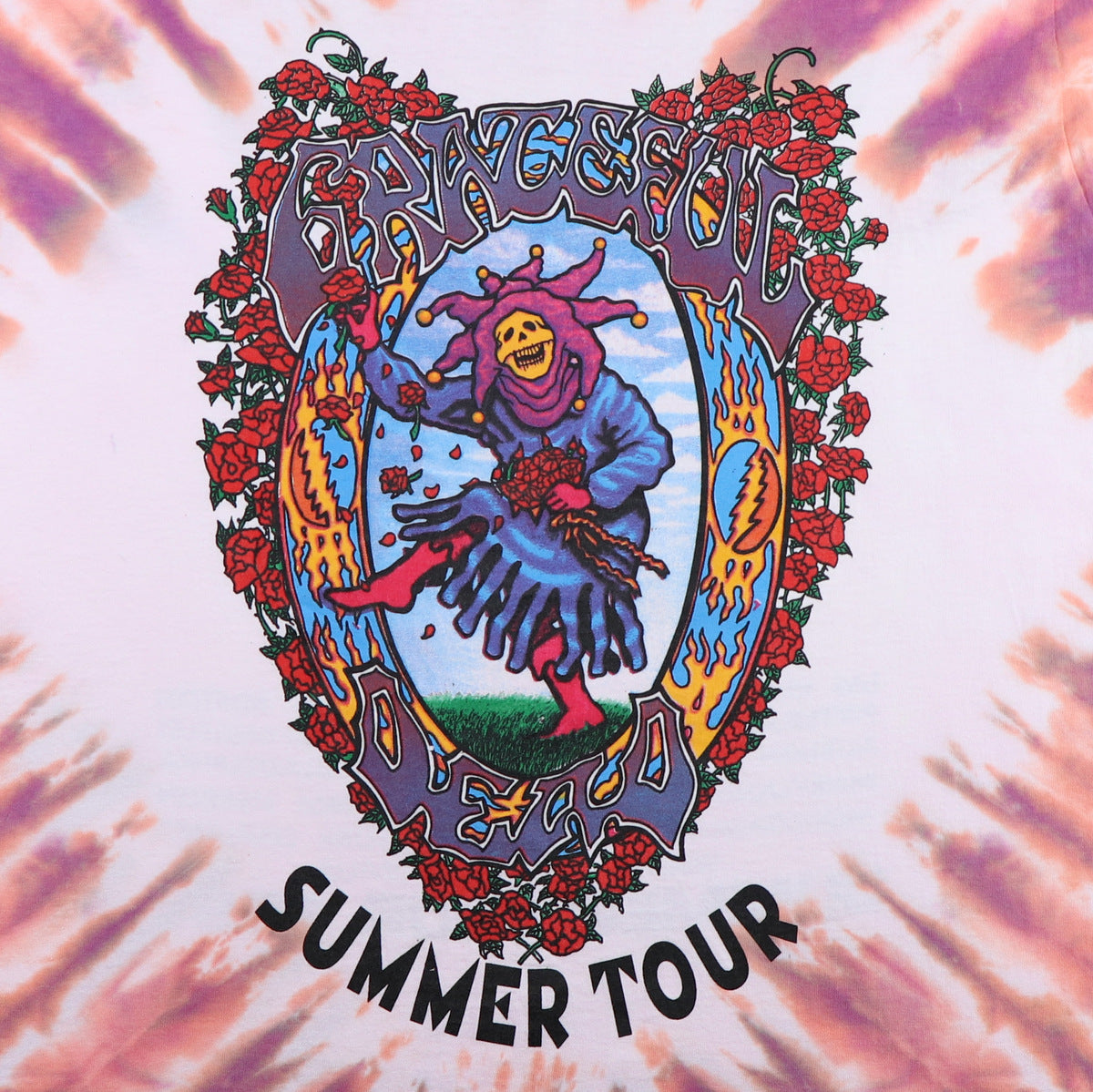 1995 Grateful Dead Joker Summer Tour Tie Dye Shirt