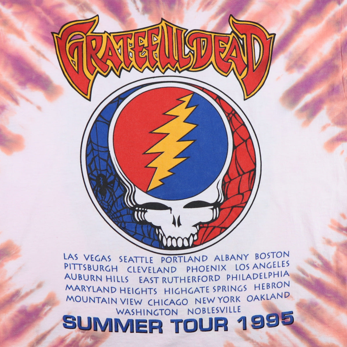1995 Grateful Dead Joker Summer Tour Tie Dye Shirt
