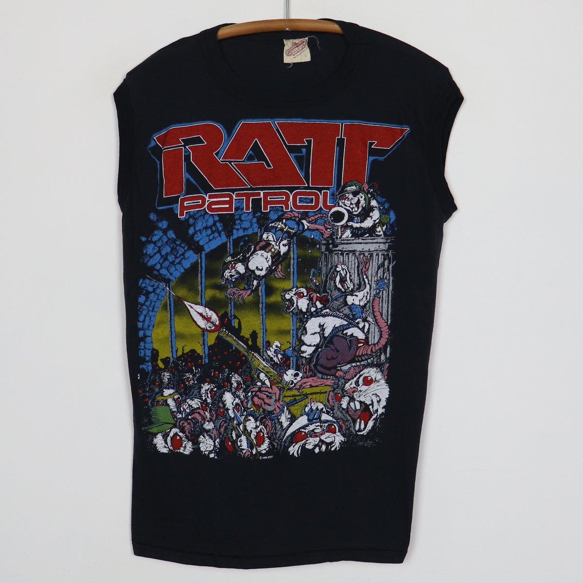 1984 Ratt Patrol Today The Cellar Tomorrow The World Sleeveless