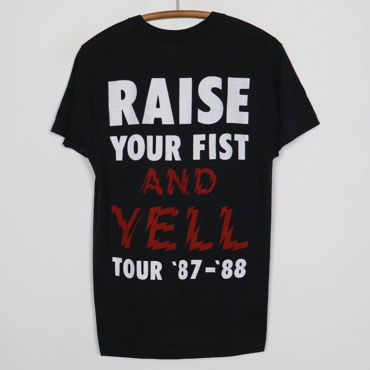 1987 Alice Cooper Raise Your Fist And Yell Tour Shirt
