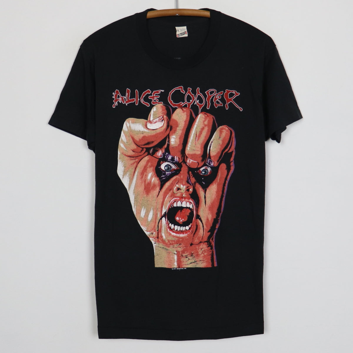 1987 Alice Cooper Raise Your Fist And Yell Tour Shirt