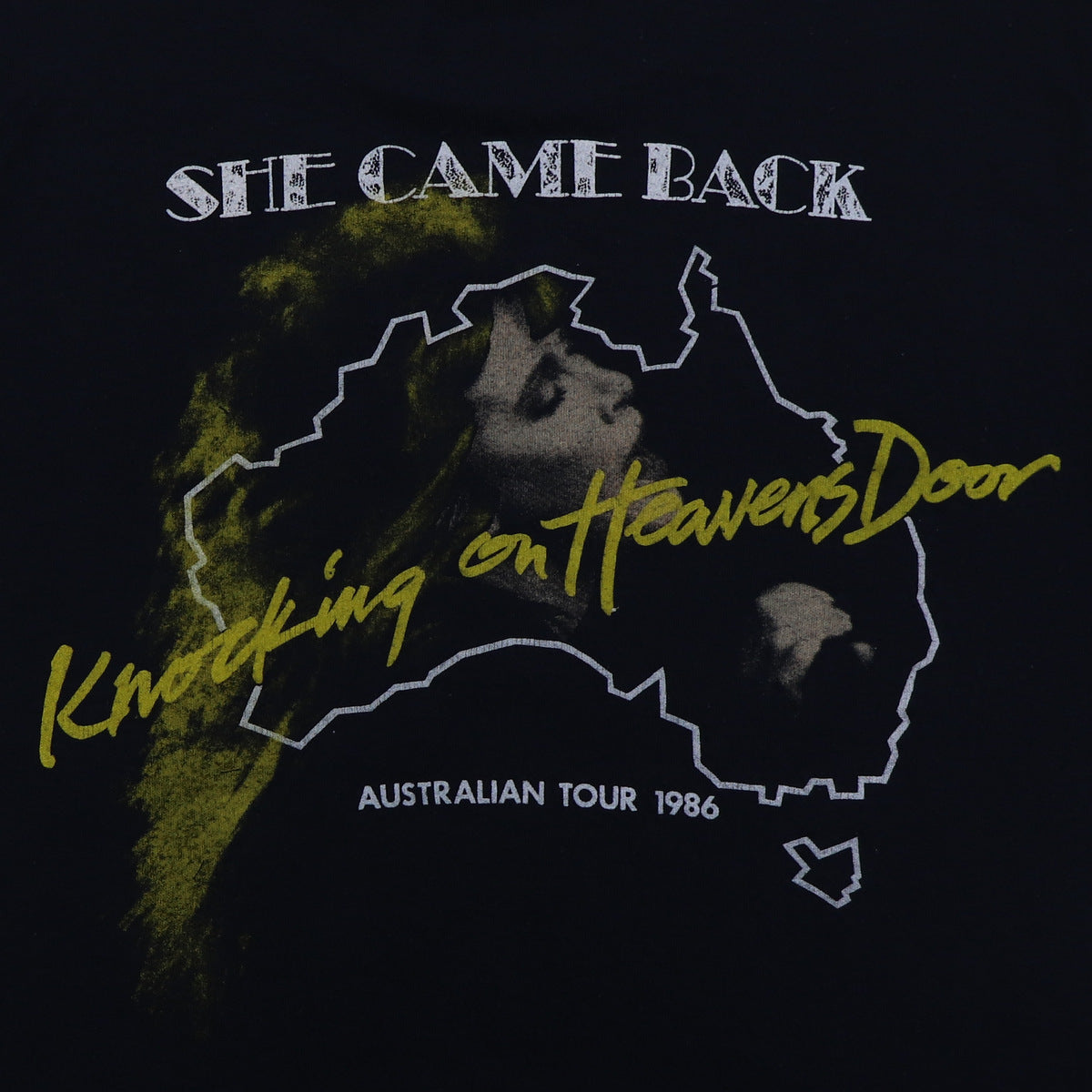 1986 Stevie Nicks Knocking On Heaven's Door Australian Tour Shirt