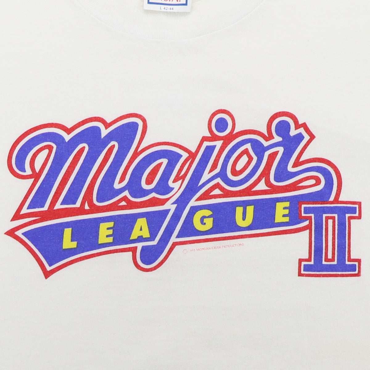 1993 Major League II Movie Promo Shirt