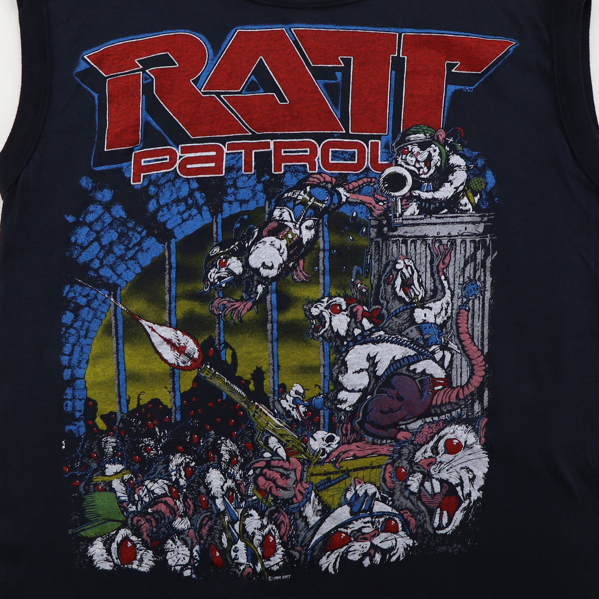1984 Ratt Patrol Today The Cellar Tomorrow The World Sleeveless Shirt
