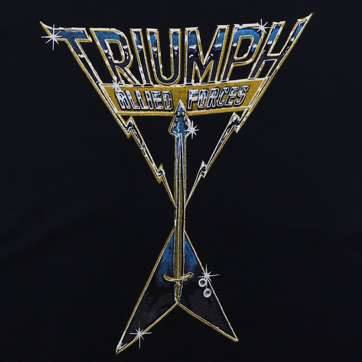 1981 Triumph Allied Forces World Tour Shirt