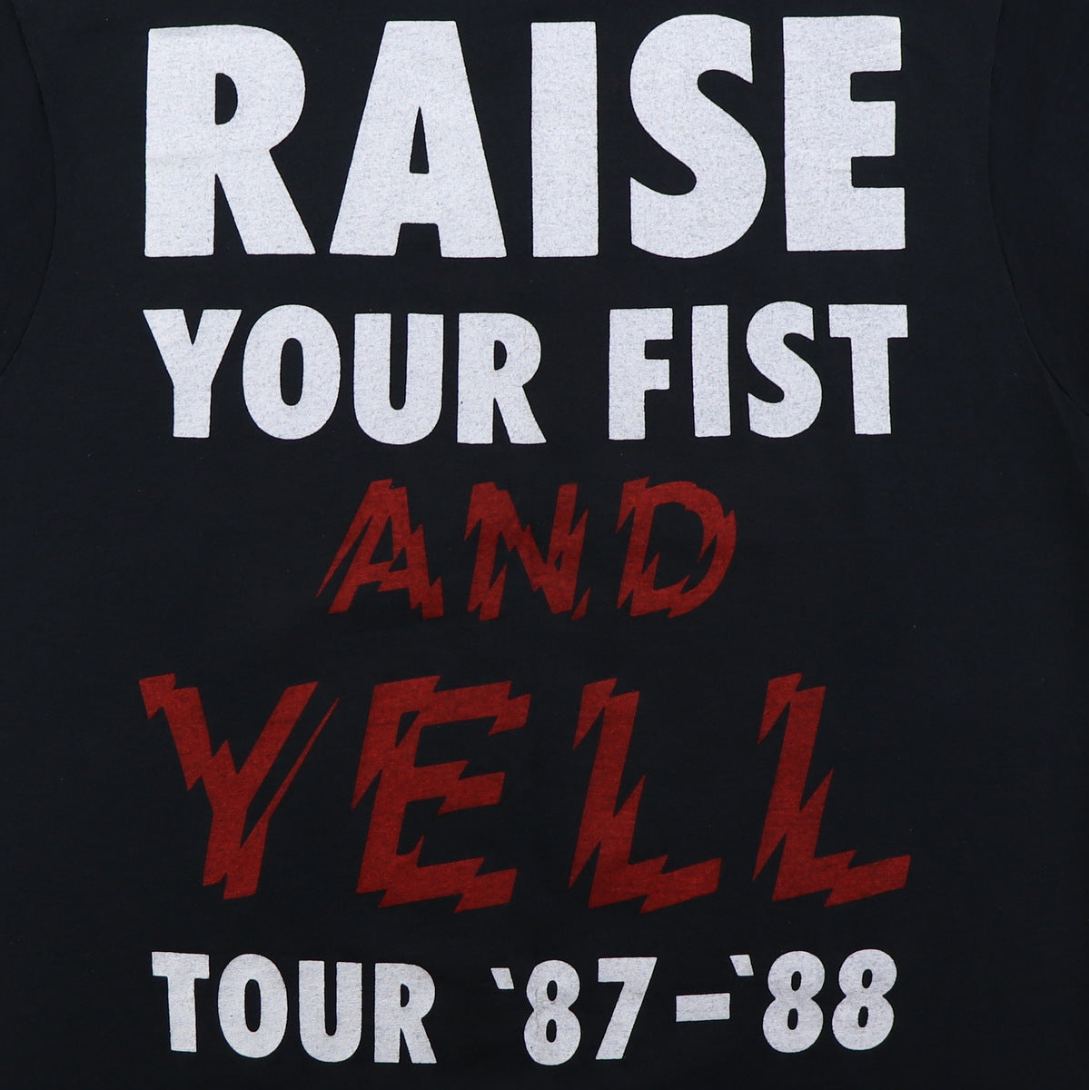 1987 Alice Cooper Raise Your Fist And Yell Tour Shirt