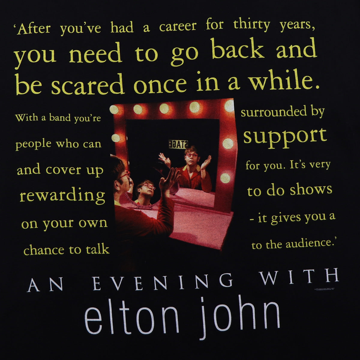 1999 Elton John Tour Shirt
