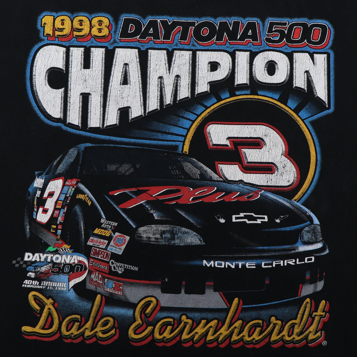 1998 Dale Earnhardt Daytona 500 Champion Shirt