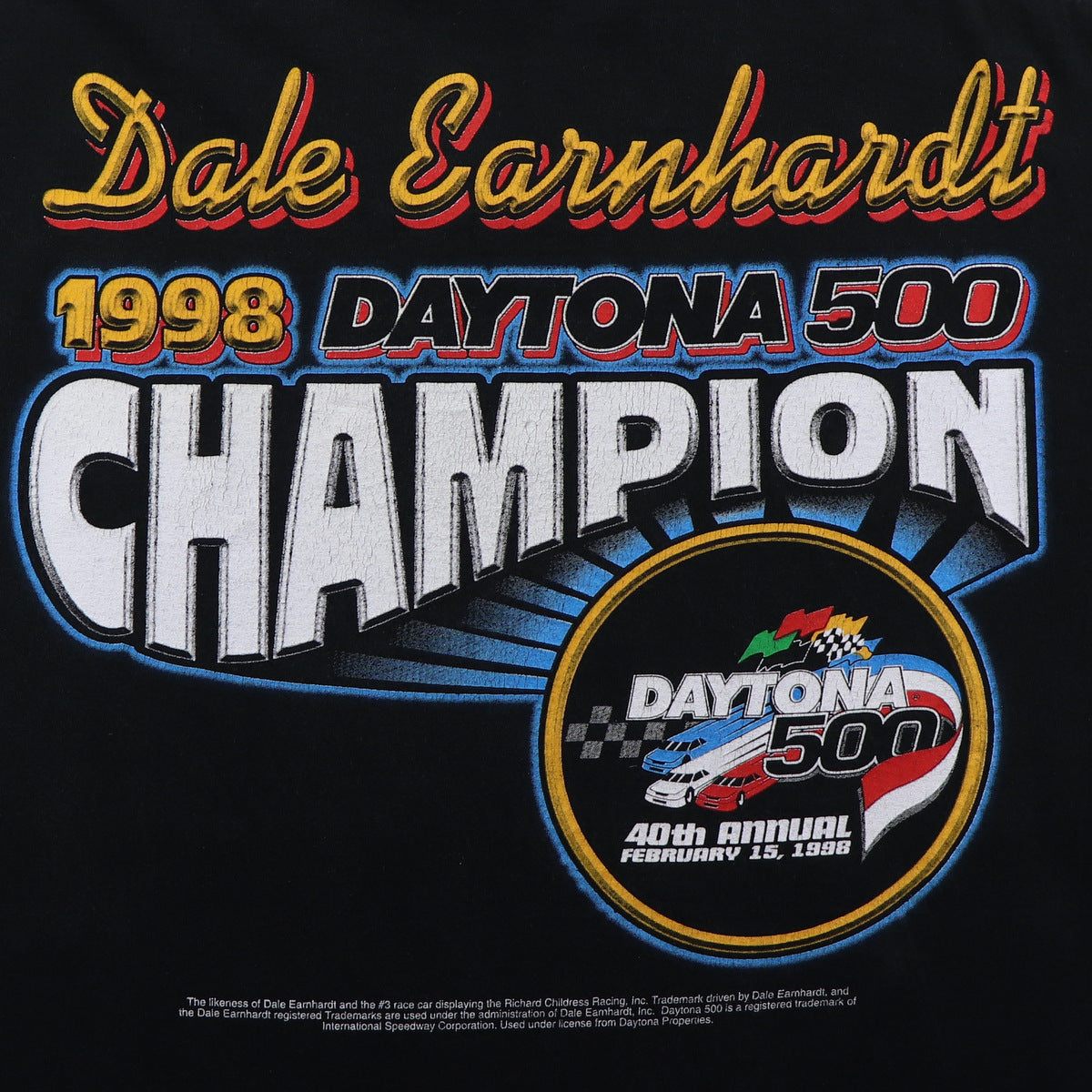 1998 Dale Earnhardt Daytona 500 Champion Shirt