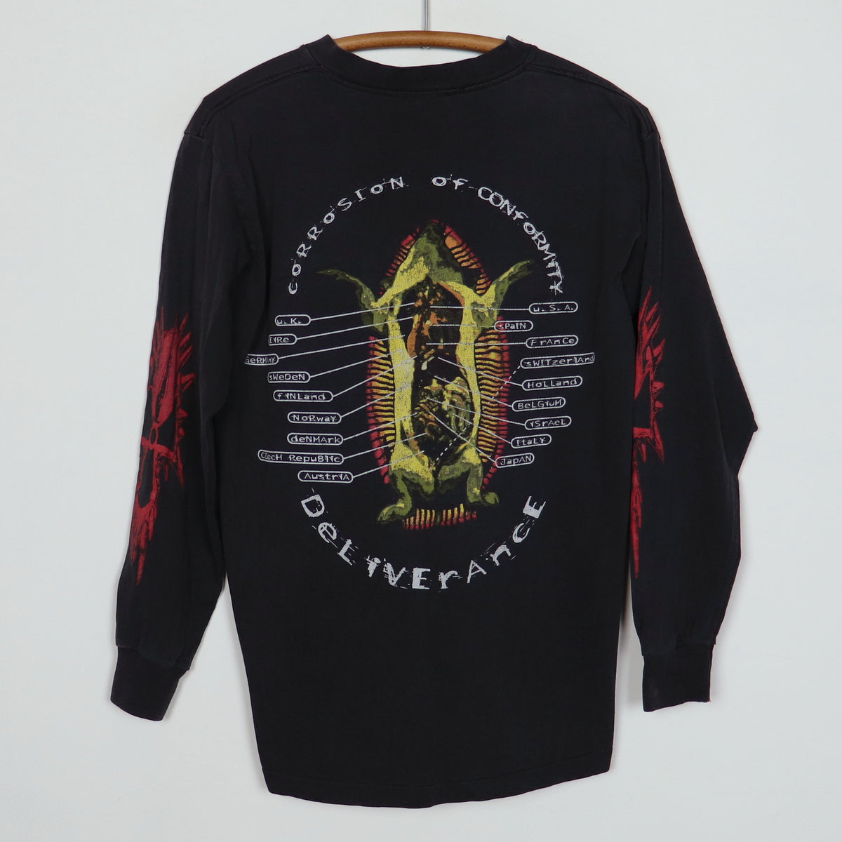 1995 Corrosion Of Conformity Deliverance Tour Long Sleeve Shirt