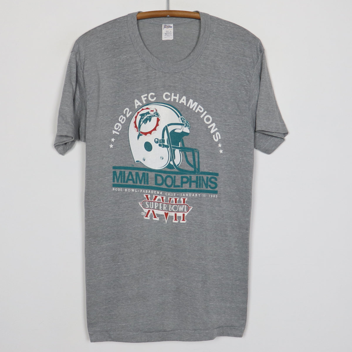 1983 Miami Dolphins Super Bowl Shirt