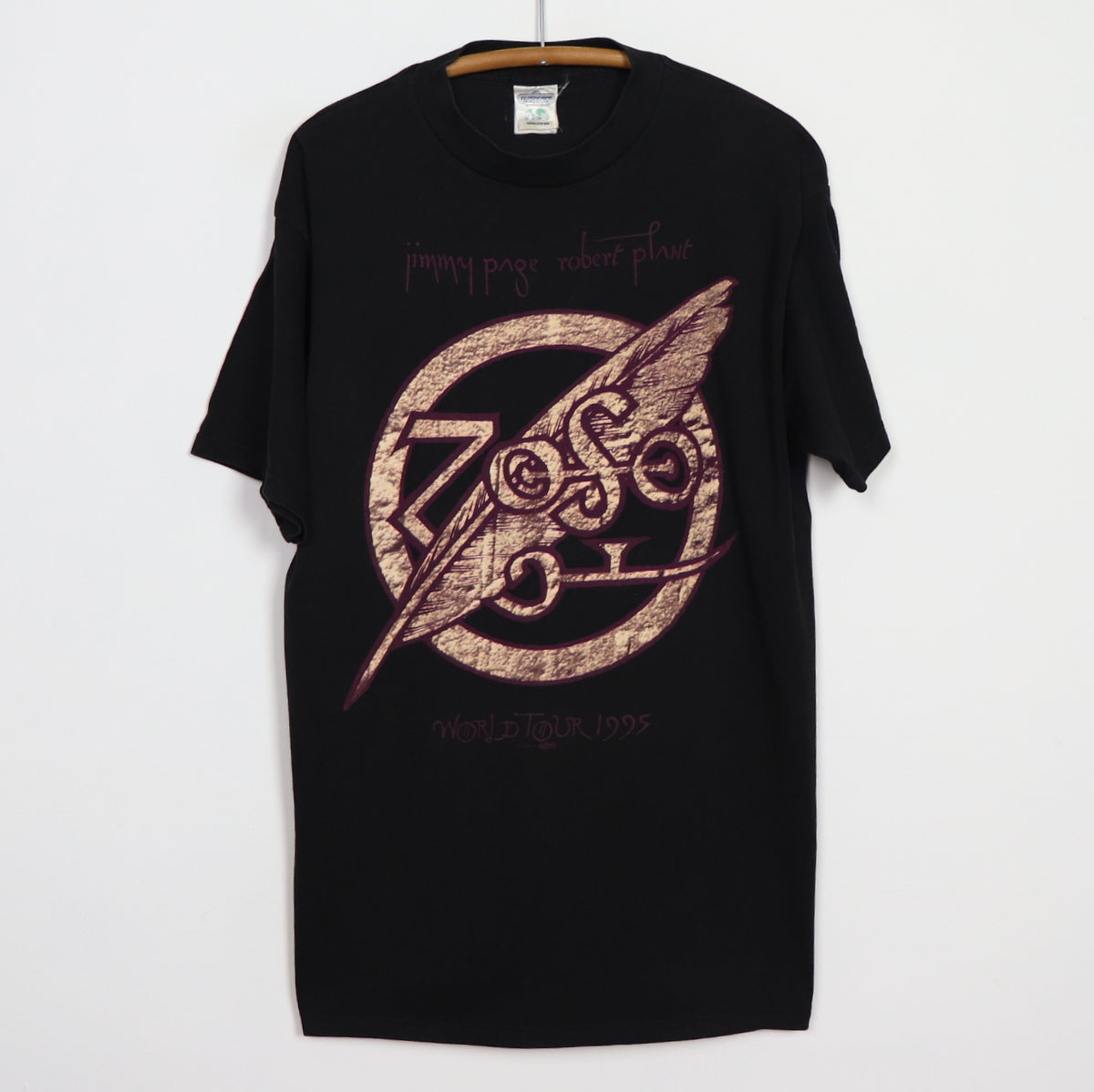 1995 Jimmy Page Robert Plant Zoso Tour Shirt