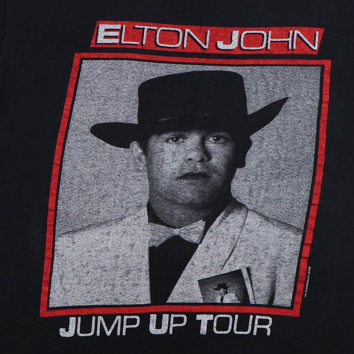 1982 Elton John Jump Up In Concert Tour Shirt