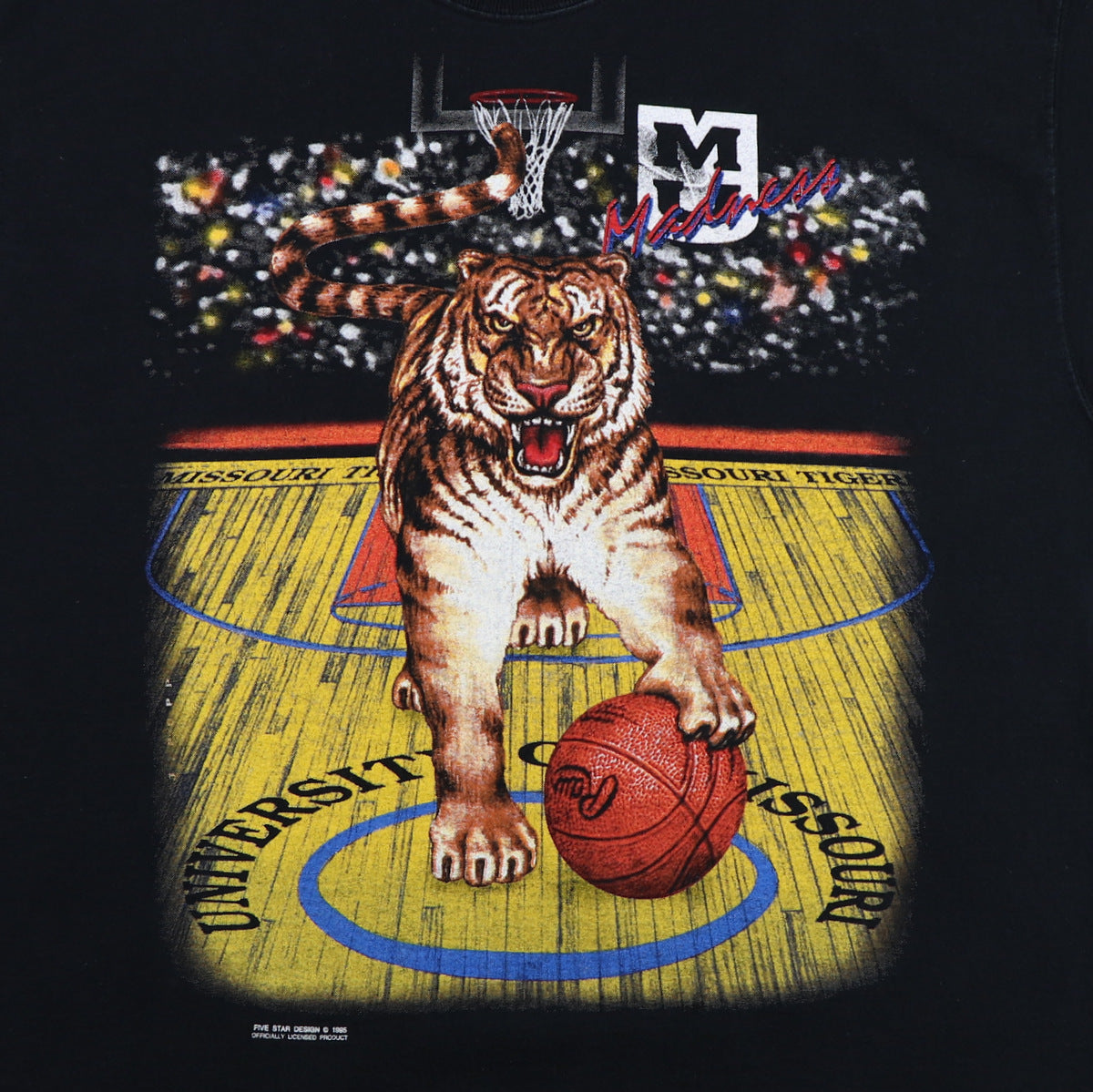 1995 University Of Missouri Tigers Shirt