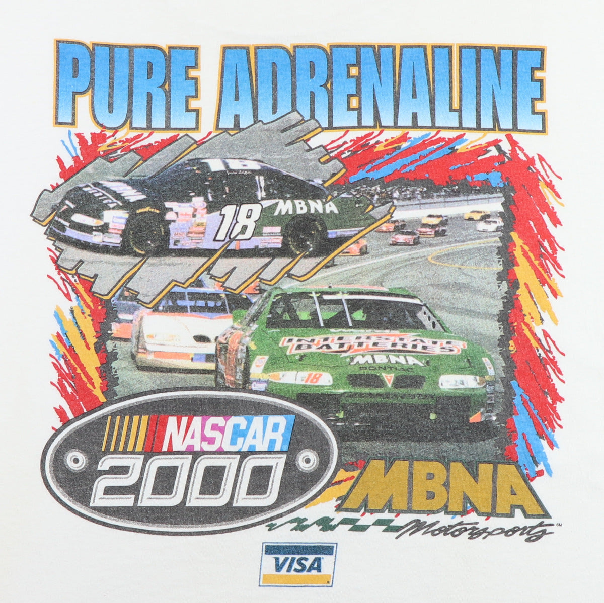 2000 Nascar Pure Adrenaline MBNA Shirt