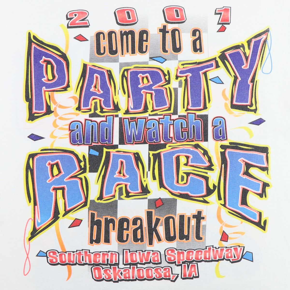 2001 Front Row Challenge Spring Car Race Shirt